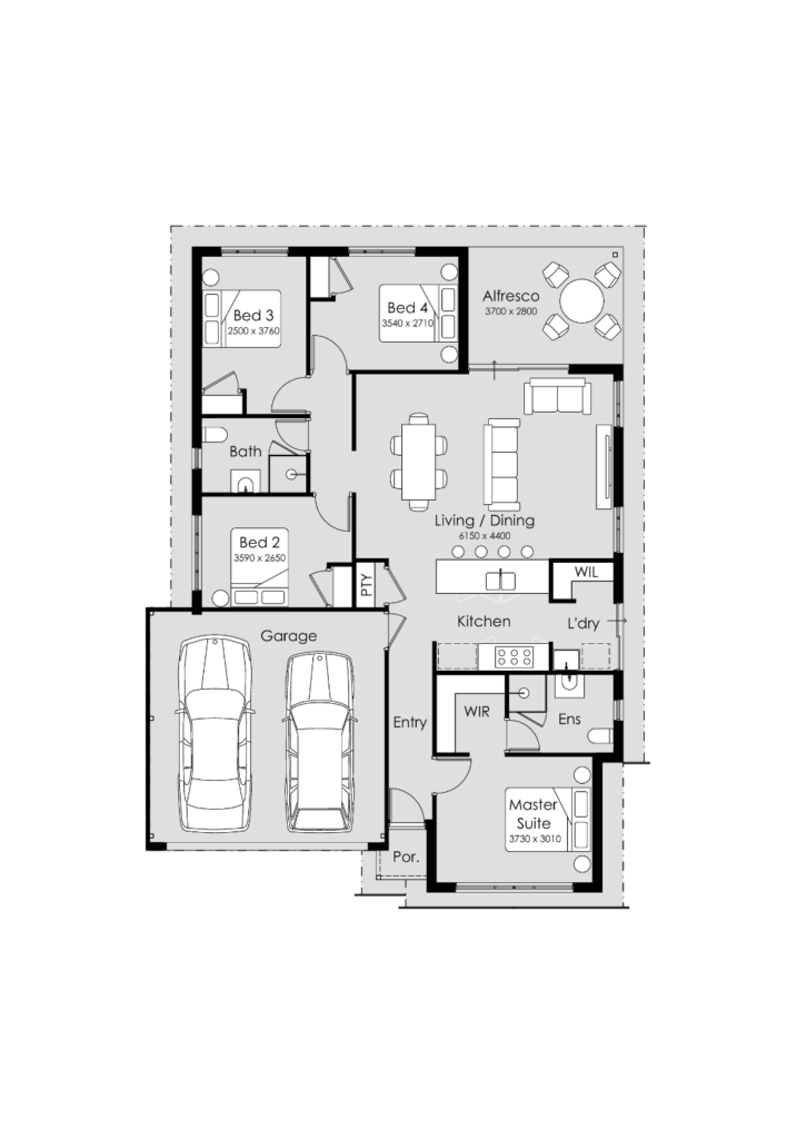 Home Designs Perth - House Plans - Single Storey Home Designs