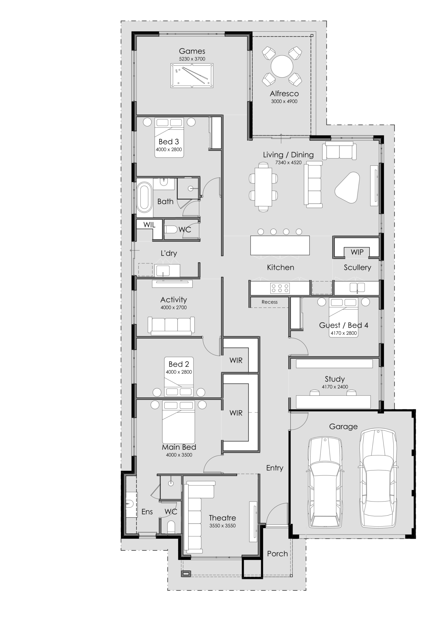 Home Designs Perth - House Plans - Single Storey Home Designs