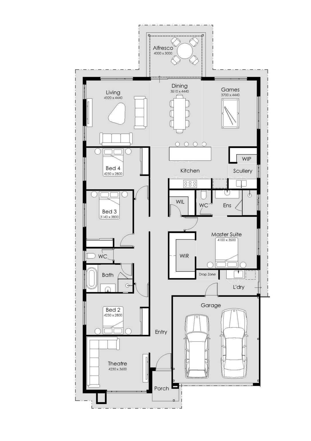 Home Designs Perth - House Plans - Single Storey Home Designs