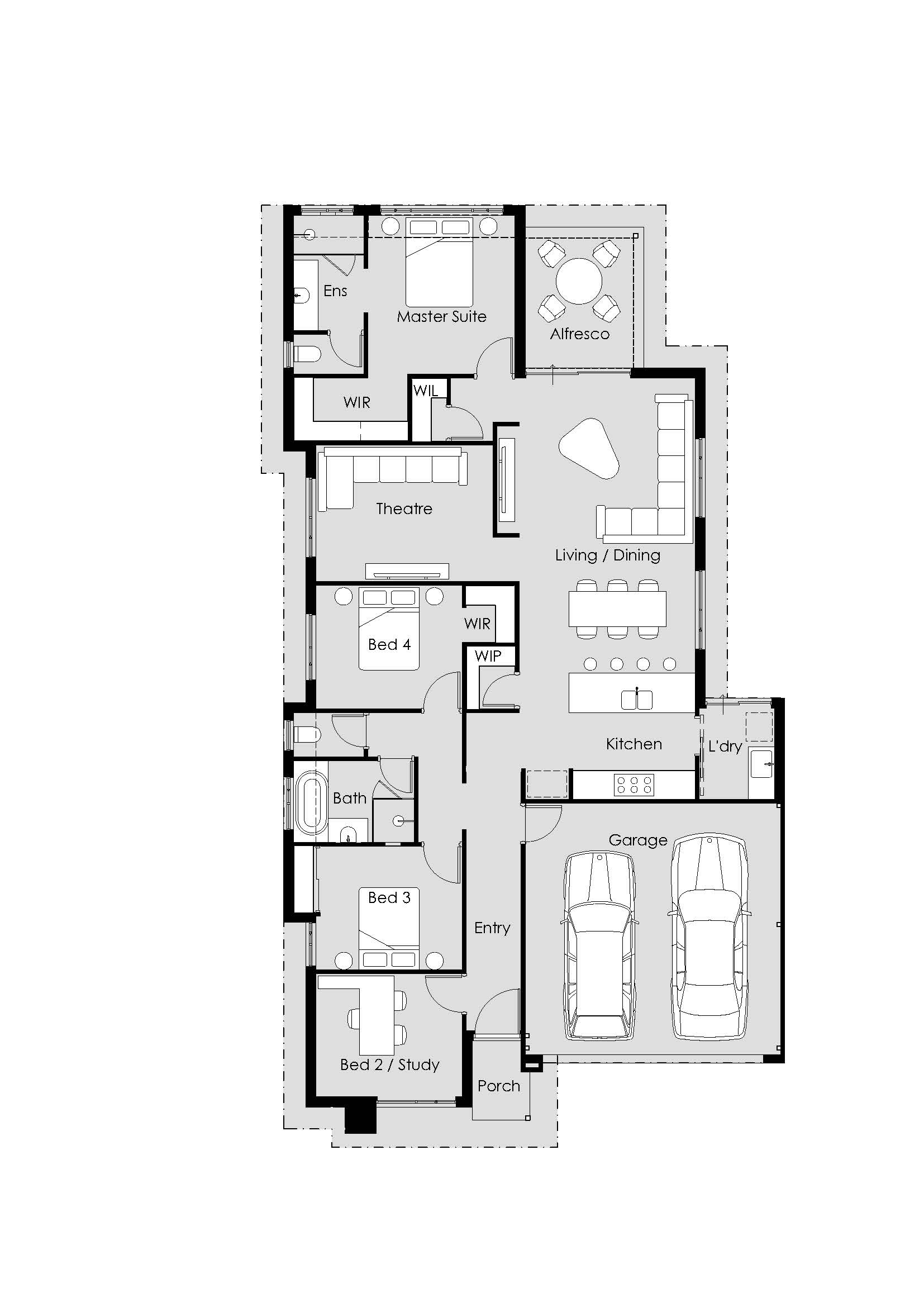 10.5m Frontage Home designs