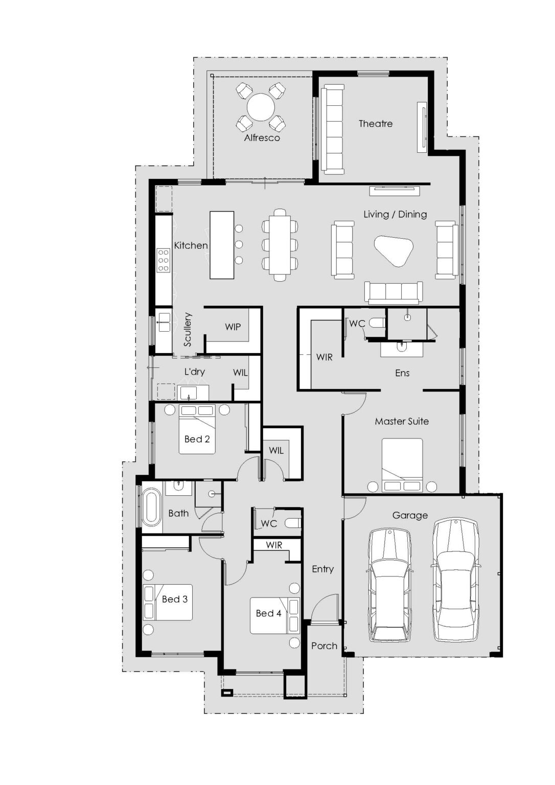 Home Designs Perth - House Plans - Single Storey Home Designs